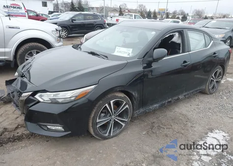 2021 Nissan Sentra Sr Xtronic Cvt из США, поврежденный, VIN 3N1AB8DV0MY213497